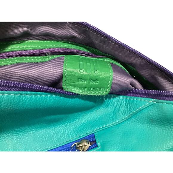 ILI Leather Purse Cross Body 9" x 11" - Picture 5 of 6